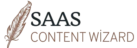 SaaS Content Wizard logotype, symbolizing a craft of creating compelling content