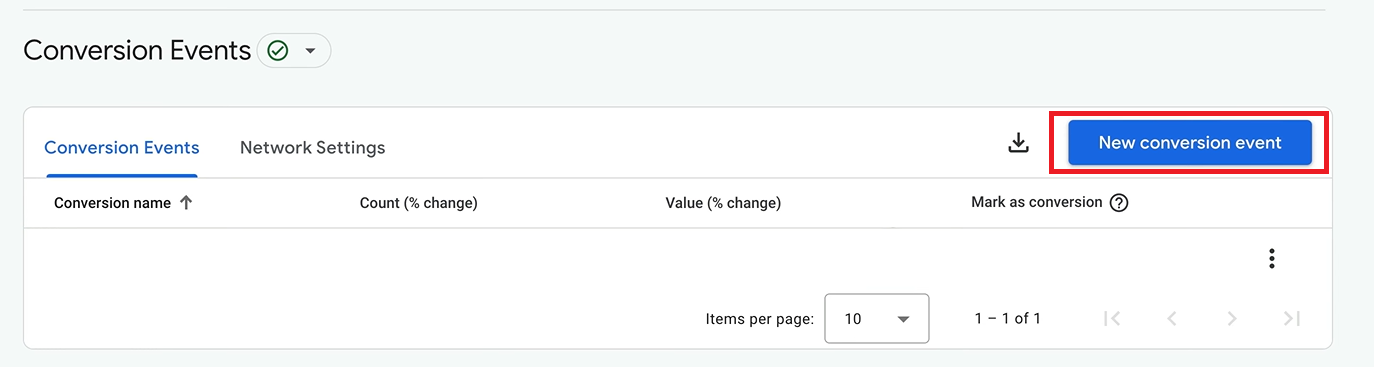 Setting up conversion tracking in Google Analytics 4, step 5